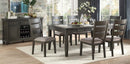 Baresford Dining Table in Gray 5674-72 - Michael's Discount Furniture