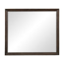 Cardona Mirror in Driftwood Charcoal 1689-6 - Michael's Discount Furniture