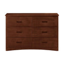 Rowe 6 Drawer Dresser in Dark Cherry B2013DC-5 - Michael's Discount Furniture