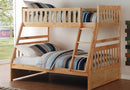 Bartly Twin/Full Bunk Bed in Natural B2043TF-1 - Michael's Discount Furniture
