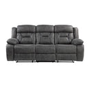 Madrona Hill Double Reclining Sofa in Gray 9989GY-3 - Michael's Discount Furniture