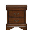 Mayville 2 Drawer Nightstand in Brown Cherry 2147-4 - Michael's Discount Furniture