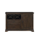 Makah Server in Dark Brown 5496-40 - Michael's Discount Furniture