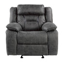 Madrona Hill Glider Reclining Chair in Gray 9989GY-1 - Michael's Discount Furniture