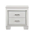 Allura Nightstand in White 1916W-4 - Michael's Discount Furniture