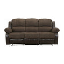 Granley Double Reclining Sofa in Chocolate 9700FCP-3 - Michael's Discount Furniture