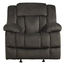 Laurelton Glider Reclining Chair in Chocolate 9636-1 - Michael's Discount Furniture