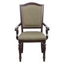 Marston Arm Chair in Dark Cherry (Set of 2) 2615DCA - Michael's Discount Furniture