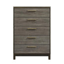 Vestavia 5 Drawer Chest in Gray 1936-9 - Michael's Discount Furniture