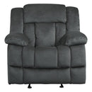 Laurelton Glider Reclining Chair in Charcoal 9636CC-1 - Michael's Discount Furniture