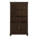 Cardano Bookcase in Charcoal 1689-18 - Michael's Discount Furniture