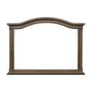 Rachelle Mirror in Weathered Pecan 1693-6 - Michael's Discount Furniture