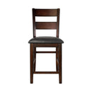 Mantello Counter Height Chair in Cherry (Set of 2) - Michael's Discount Furniture