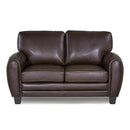 Rubin Loveseat in Dark Brown