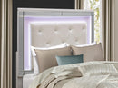 Alonza Queen LED Panel Bed 1845LED-1 - Michael's Discount Furniture