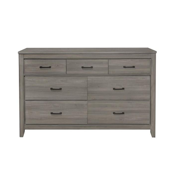 dark grey dresser Waldorf 7 Drawer Dresser in Dark Gray 1902-5