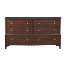 Cotterill 6 Drawer Dresser in Cherry 1730-5 - Michael's Discount Furniture