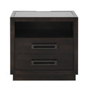 Larchmont Nightstand in Charcoal 5424-4 - Michael's Discount Furniture