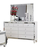 Alonza 9 Drawer Dresser in White 1845-5 - Michael's Discount Furniture