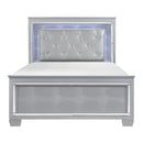Allura Full Panel Bed in Silver 1916F-1 - Michael's Discount Furniture