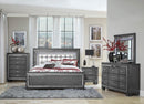 Allura Full Panel Bed in Gray 1916FGY-1 - Michael's Discount Furniture