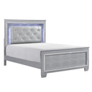 Allura Full Panel Bed in Silver 1916F-1 - Michael's Discount Furniture