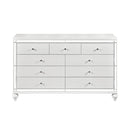 Alonza 9 Drawer Dresser in White 1845-5 - Michael's Discount Furniture