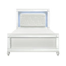 Alonza Queen LED Panel Bed 1845LED-1 - Michael's Discount Furniture