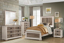 Arcadia Chest in White & Weathered Gray 1677-9 - Michael's Discount Furniture