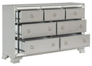 Avondale Dresser in Silver 1646-5 - Michael's Discount Furniture