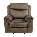 Aram Glider Reclining Chair in Dark Brown 8206NF-1 - Michael's Discount Furniture