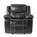 Bastrop Glider Reclining Chair in Black 8230BLK-1 - Michael's Discount Furniture