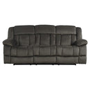 Laurelton Double Reclining Sofa in Chocolate 9636-3 - Michael's Discount Furniture