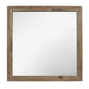 Mandan Mirror in Weathered Pine 1910-6 - Michael's Discount Furniture
