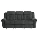 Nutmeg Double Reclining Sofa in Charcoal Gray 9901CC-3 - Michael's Discount Furniture