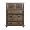 Rachelle 4 Drawer Chest in Weathered Pecan 1693-9 - Michael's Discount Furniture