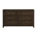 Griggs Dresser in Dark Brown 1669-5 - Michael's Discount Furniture