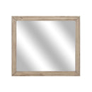 Lonan Mirror in Natural 1955-6 - Michael's Discount Furniture