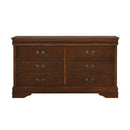 Mayville 6 Drawer Dresser in Brown Cherry 2147-5 - Michael's Discount Furniture