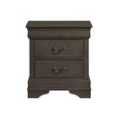 Mayville 2 Drawer Nightstand in Gray 2147SG-4 - Michael's Discount Furniture