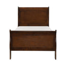 Mayville Twin Sleigh in Brown Cherry 2147T-1