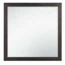 Miter Mirror in Rustin Mahogany & Dark Ebony 1762-6 - Michael's Discount Furniture