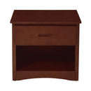 Rowe 1 Drawer Night Stand in Dark Cherry B2013DC-4 - Michael's Discount Furniture