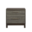 Vestavia 2 Drawer Nightstand in Gray 1936-4 - Michael's Discount Furniture