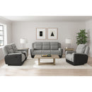 Hornet Motion Sofa in Rancho Grey - Michael's Discount Furniture