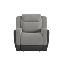 Hornet Motion Glider Recliner in Rancho Grey - Michael's Discount Furniture