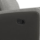 Hornet Motion Glider Recliner in Rancho Grey - Michael's Discount Furniture
