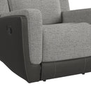 Hornet Motion Glider Recliner in Rancho Grey - Michael's Discount Furniture
