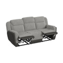 Hornet Motion Sofa in Rancho Grey - Michael's Discount Furniture