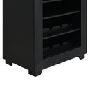 Hurricanes Dartboard Cabinet with Speaker and LED in Black (3A Packing) - Michael's Discount Furniture